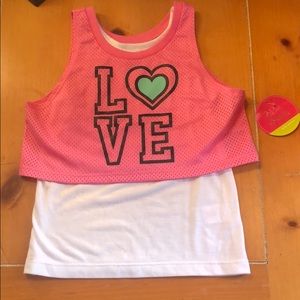 Girls U Neck Short Sleeve Graphic T-Shirt-Toddler